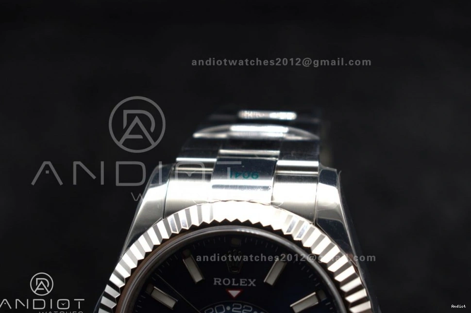 SS ZF 1:1 Edition Bracelet on 326934 SS 904L Blue Best Sky-Dweller A2824 Dial 1117